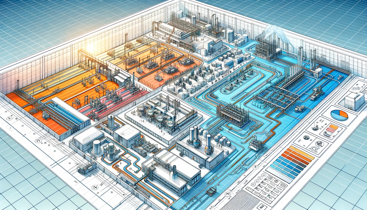 layout industrial, diseño de plantas, optimización de producción, flujo de materiales, distribución en planta, eficiencia industrial, Systematic Layout Planning, ergonomía industrial, Licenciatura en Ingeniería Industrial, UDAX Universidad