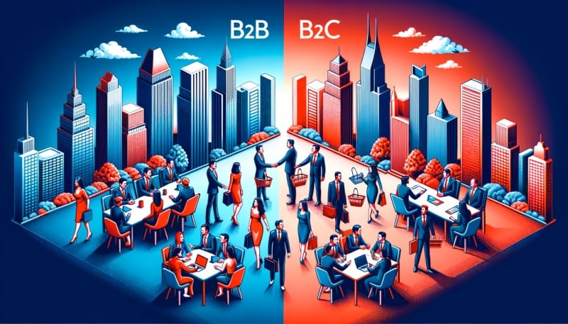 Entendiendo las Distinciones: Estrategias de Marketing B2B vs. B2C