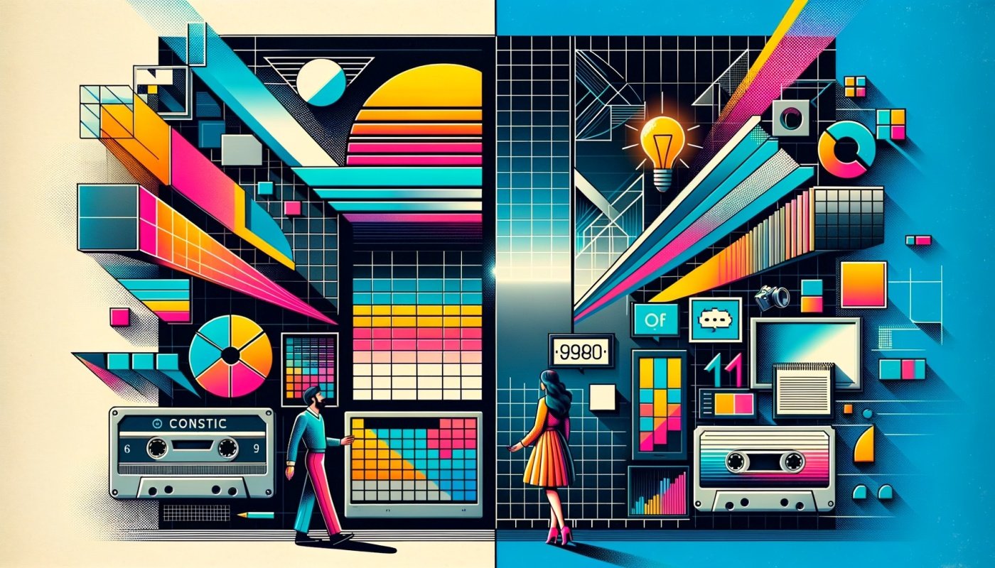 diseño retro, vintage digital, retrowave, neomorfismo, nostalgia reflexiva, estética pixelart, diseño y comunicación digital, tendencias diseño web