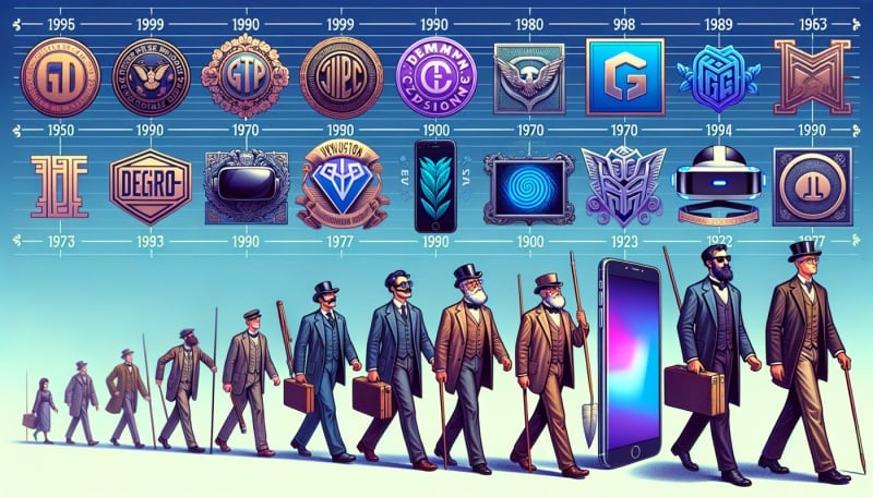 La Evolución del Diseño de Logotipos en la Era Digital: Transformación, Tendencias y Desafíos