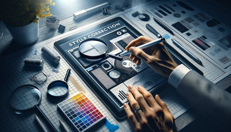 Técnicas de Corrección de Estilo para Diseñadores: Un Enfoque Metodológico para la Excelencia Visual