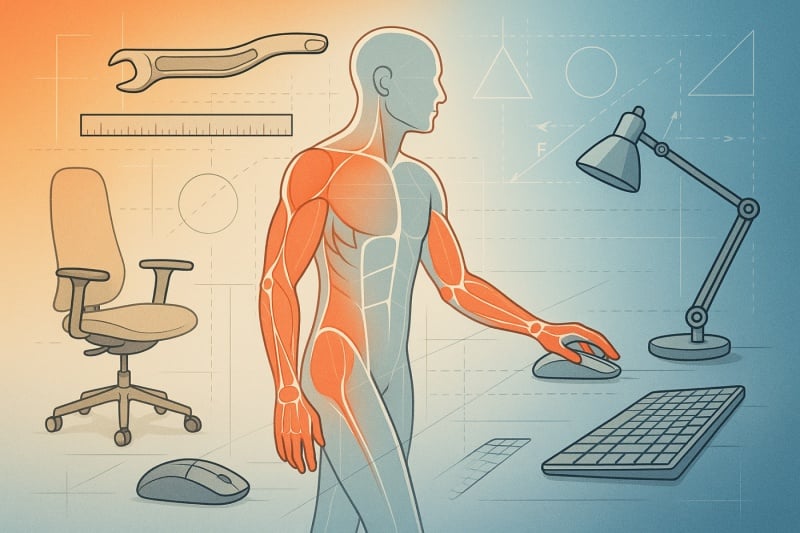 La Ergonomía en el Diseño de Herramientas y Equipos: Hacia un Futuro Más Humano y Eficiente
