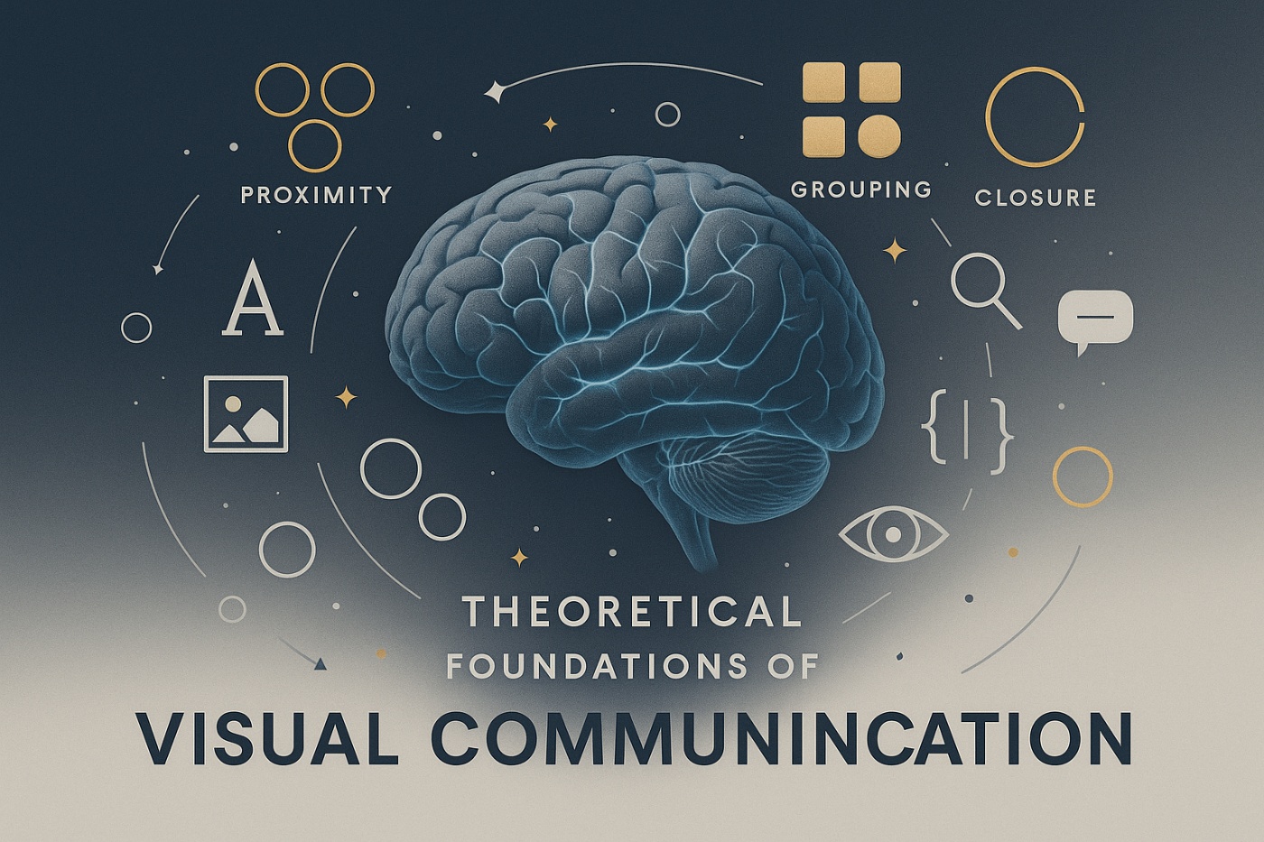 bases teóricas comunicación visual, psicología Gestalt, semiótica visual, neurociencia diseño, teoría carga cognitiva, procesamiento información visual, comunicación visual fundamentos, diseño científico, percepción visual teorías