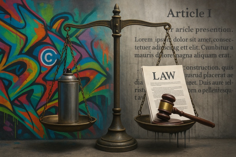 Derecho y Arte Urbano: La Compleja Intersección Entre Legalidad y Derechos de Autor en el Grafiti