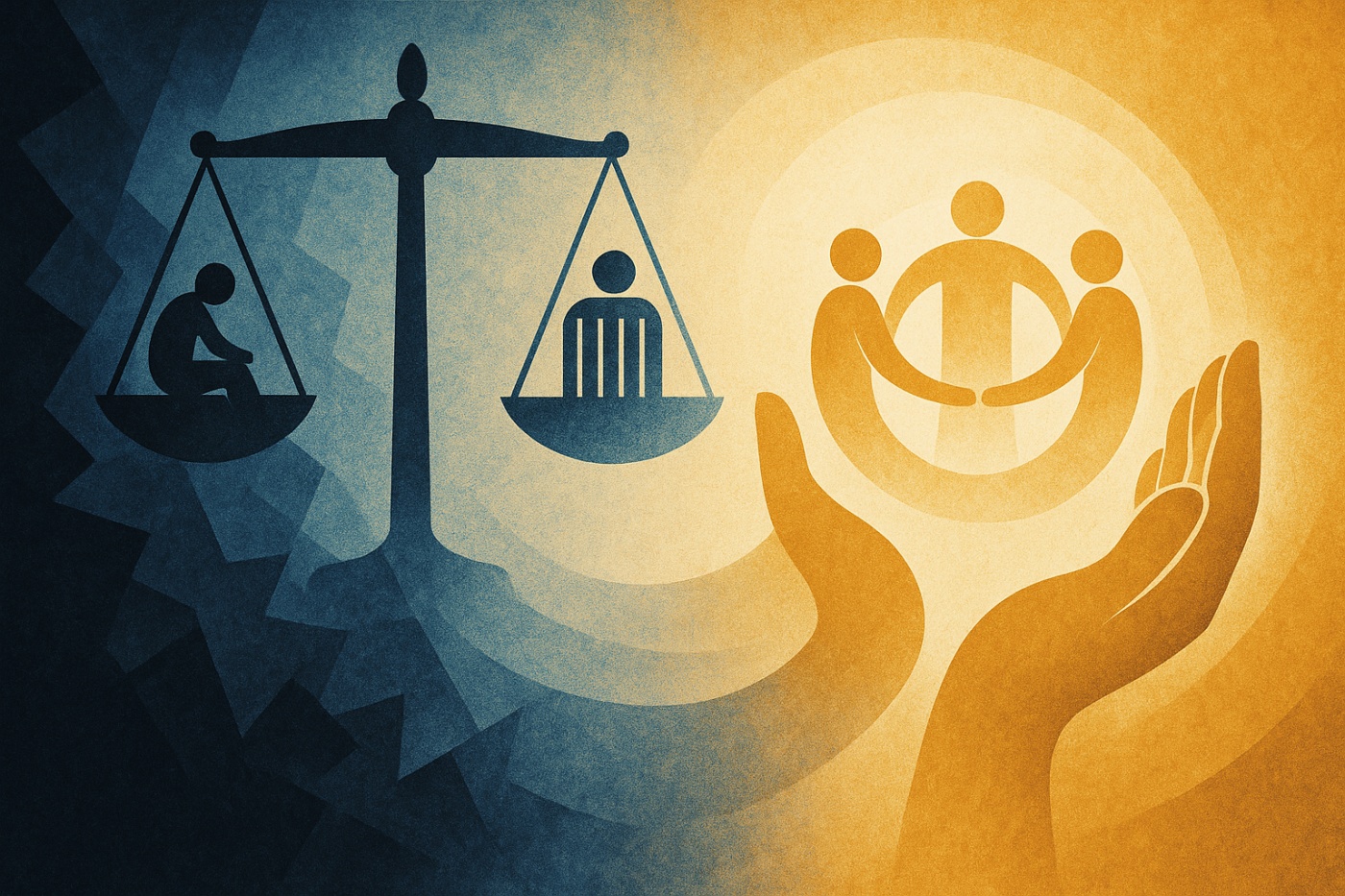 justicia restaurativa, sistema penal, mediación víctima-ofensor, círculos de sentencia, reparación integral, derecho penal alternativo, reintegración social, prevención del delito