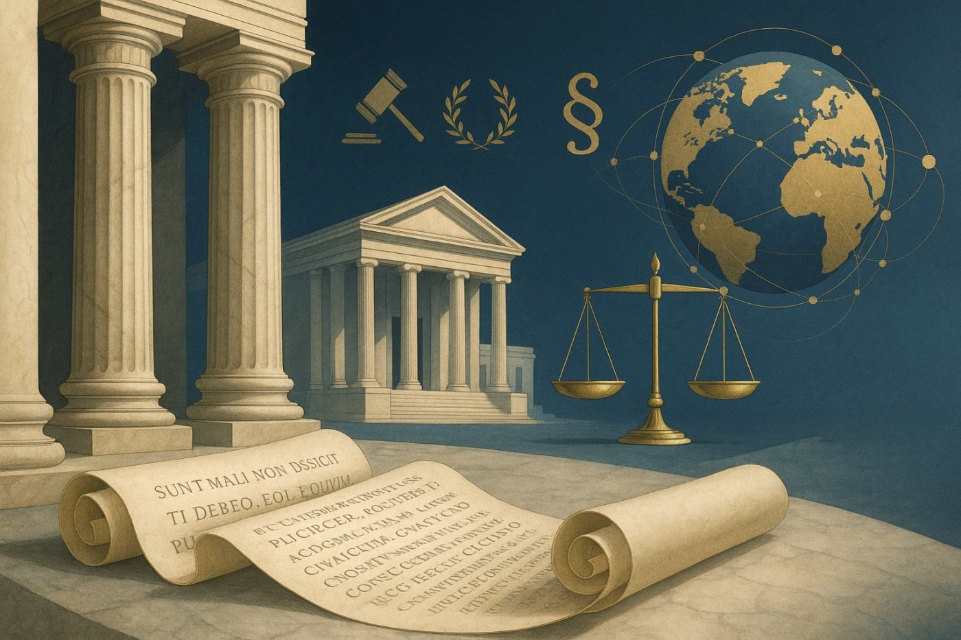Derecho Romano, derecho internacional, pacta sunt servanda, bona fides, tratados internacionales, responsabilidad internacional, principios generales del derecho, arbitraje internacional, UDAX Universidad, Licenciatura en Derecho, educación a distancia