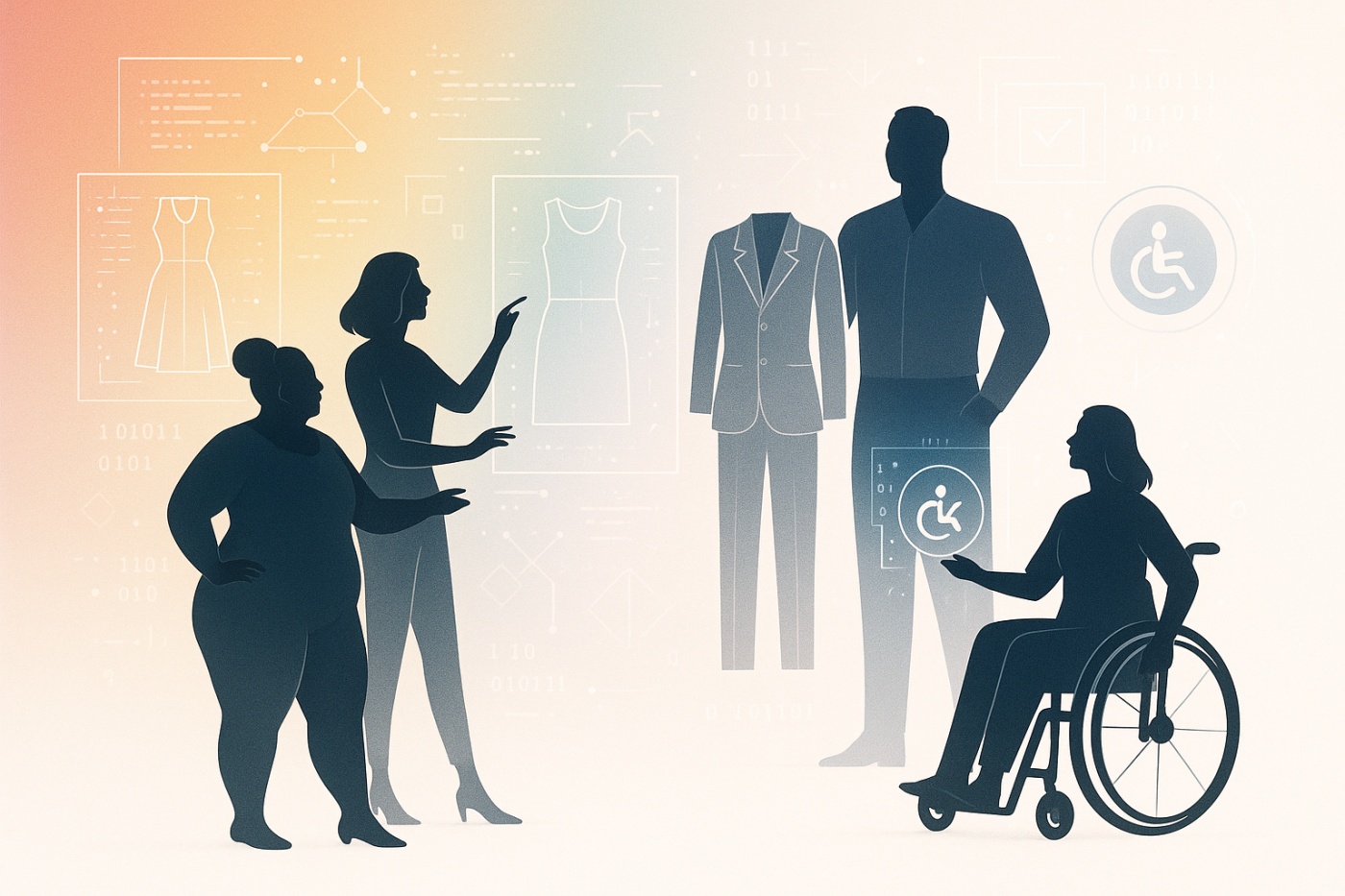 desarrollo de software, moda inclusiva, inteligencia artificial, realidad aumentada, tecnología inclusiva, algoritmos de machine learning, diversidad digital, sistemas de recomendación, accesibilidad tecnológica