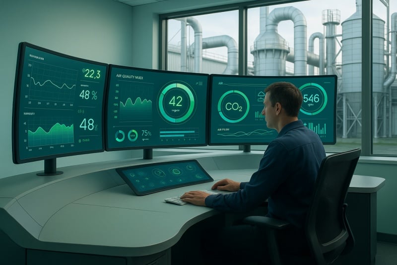 Ergonomía en el diseño de sistemas de control de contaminación: La intersección entre salud ocupacional y eficiencia ambiental