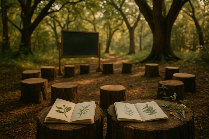 Pedagogía de la Naturaleza: Aprender en el Bosque