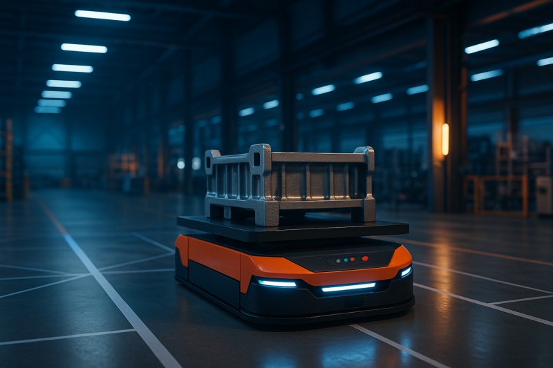 AGVs en cargas pesadas: la revolución logística