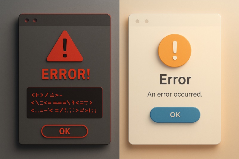 Estados de Error Amigables: Guía de Diseño UX